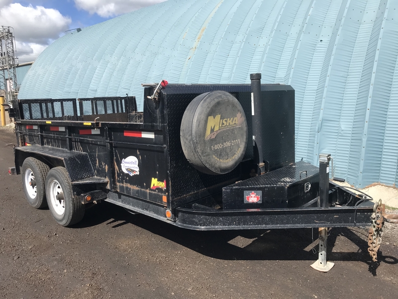 2021 Miska 5 Ton Contractor Dump Trailer